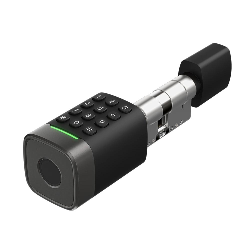 OEM IP66 European Profile Fingerprint Password WiFi Key Digital Adjustable Modular TUYA TTLOCK Smart Lock Cylinder