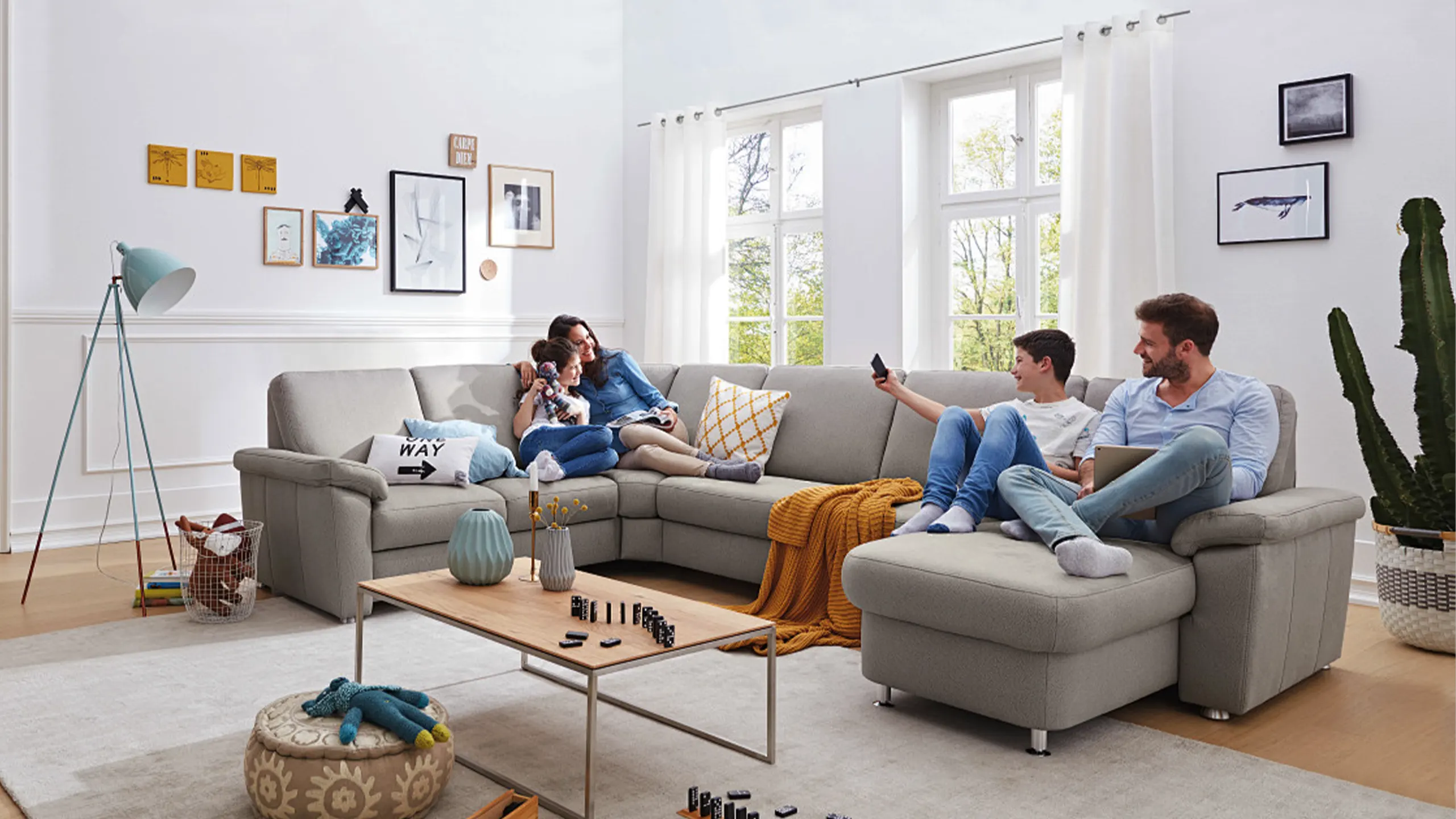 Family members using smart lock access methods at home